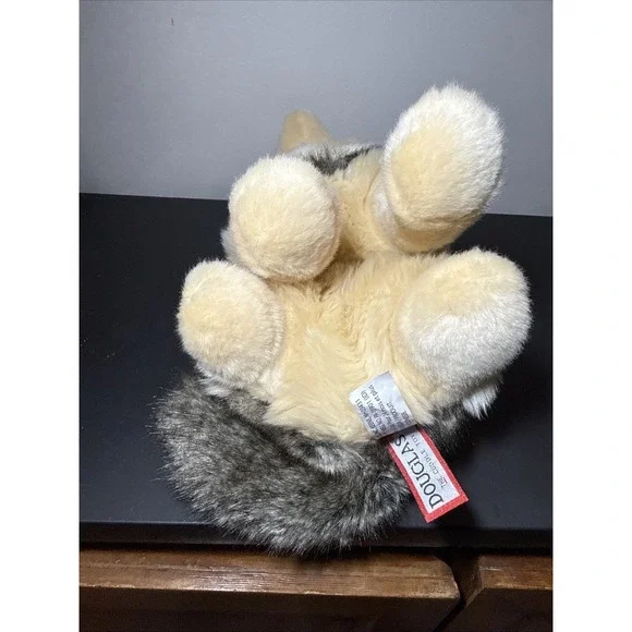 Douglas Raina 12" Howling Wolf Plush Stuffed Animal - Picture 7 of 9